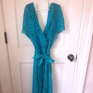 Alice + Olivia sexy tie blue dress
